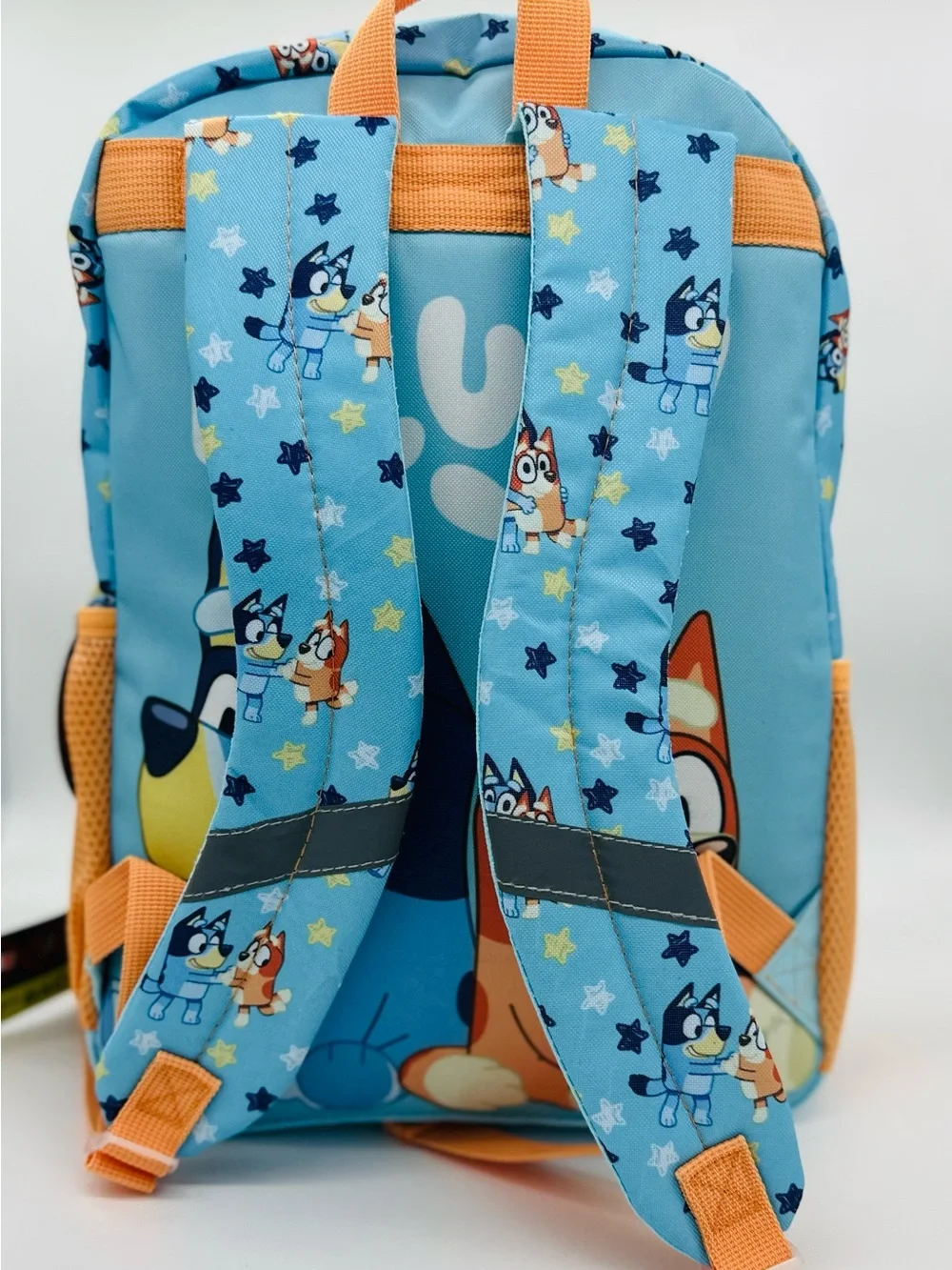 Bluey & Bingo Kids Backpack School Bag with 3D Front Panel and Light-Up Stars